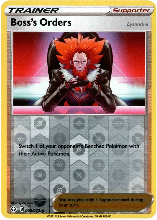 Producto - Boss's Orders - 058/072 - Shining Fates - Reverse Holo