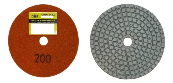 Producto - Disco de Pulir Isard Diámetro 100mm - 200 Granos