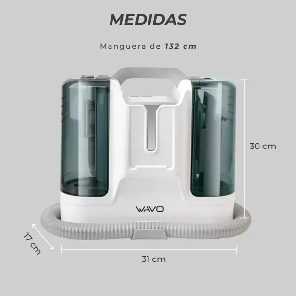 Producto - BE17476 ASPIRADORA VAPORIZADORA PARA TAPIZADOS Y ALFOMBRAS WAVO X18 400W - 7