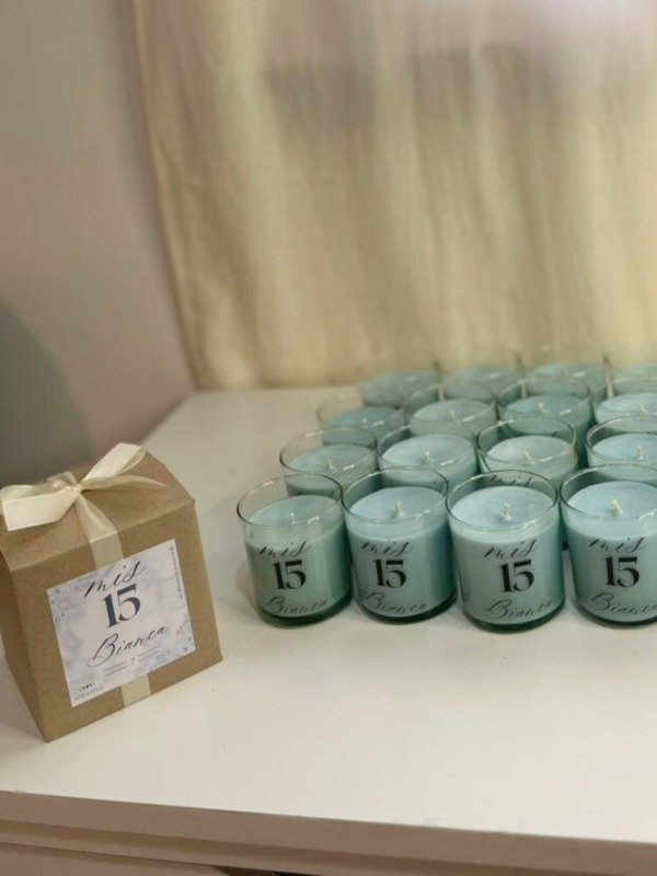 Producto - Kit de 20,40 y 60 Velas Minimalist . Souvenir Personalizado