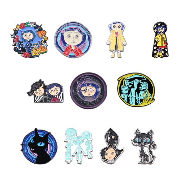 Producto - Pin prendedor Coraline y la puerta secreta