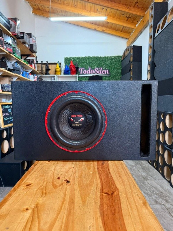 Producto - BICHO PAPAO 12PULGADAS  800RMS DOBLE BOBINA CON CAJON DE MDF GRANDE