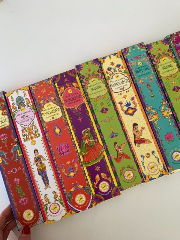 Producto - SAHUMERIOS SREE VANI - INDIAN HERITAGE HIGH PERFUME INCENSE