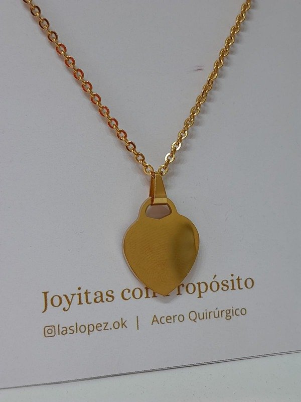Producto - COLLAR CORAZON COLGANTE