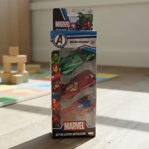 Producto - Autito metalico x 3 Marvel