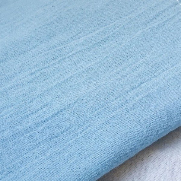 Producto - Manta gasa muselina celeste