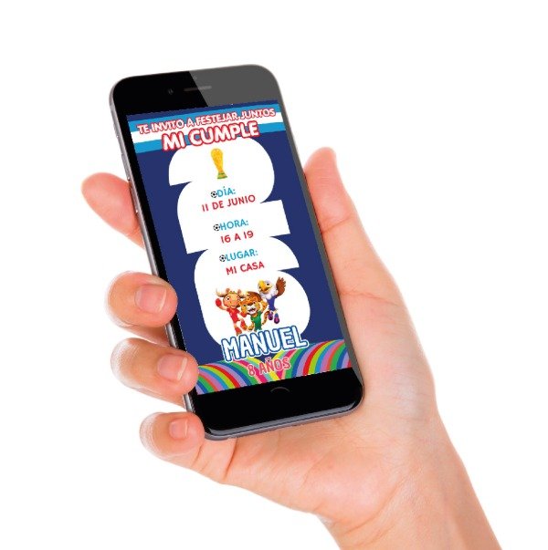 Producto - Invitación digital MUNDIAL 2026 / Opcion 3 . EDITABLE EN CANVA
