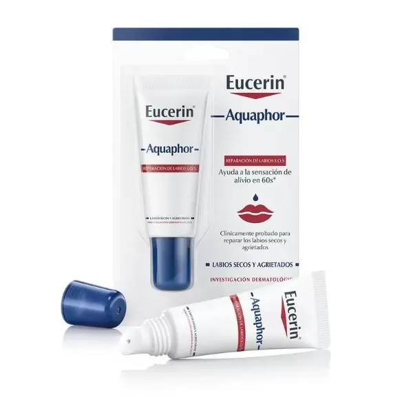 Producto - Reparador de Labios Eucerin S.O.S Aquaphor x 10 ml - 0