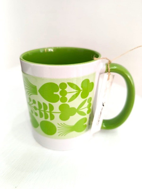 Producto - Taza Verde Perico / Naturaleza