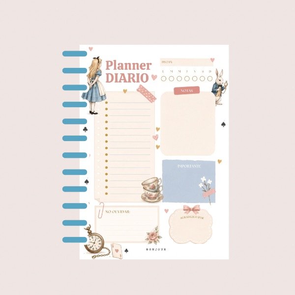 Producto - Planner Alicia en el país de las maravillas - 2