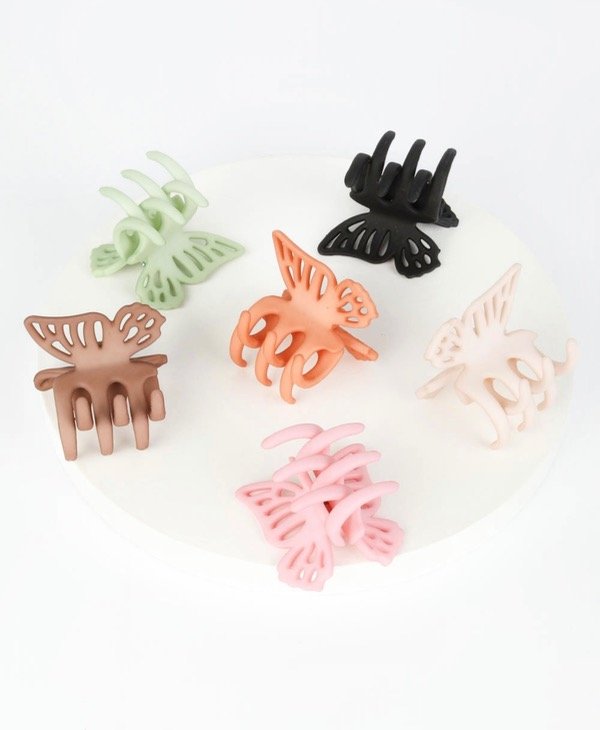 Producto - Pinza mariposa celada opaca 6unidades