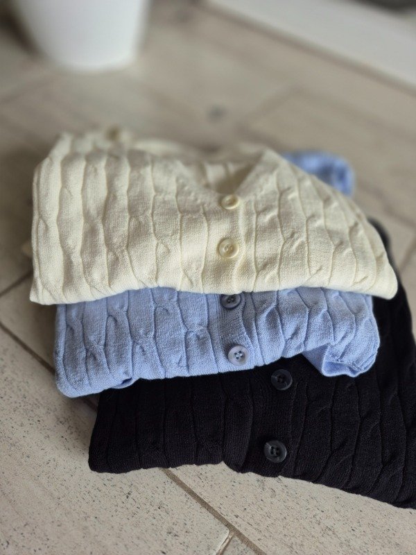 Producto - Cardigan Trenzado Charlotte PROMO SIN CAMBIO