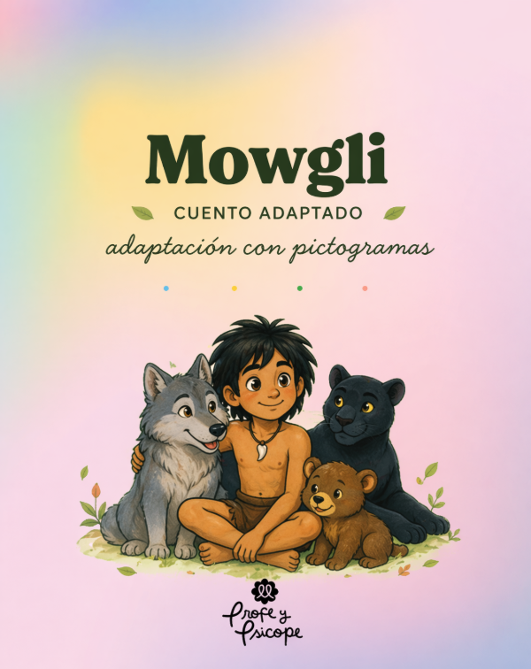 Producto - Pictogramas Mowgli Cuento Adaptado TEA y TEL