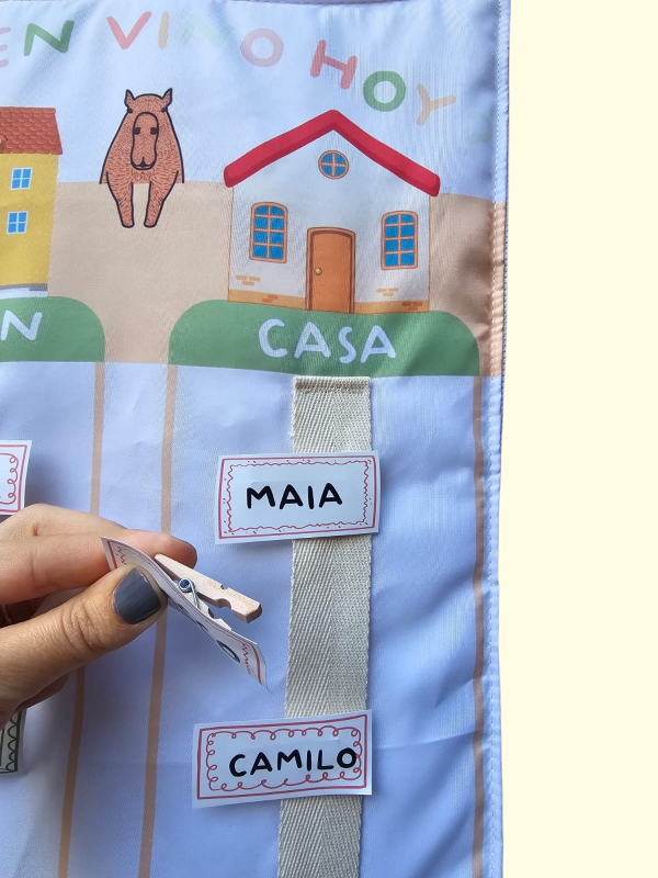 Producto - Panel de asistencias JARDIN - CASA - 4