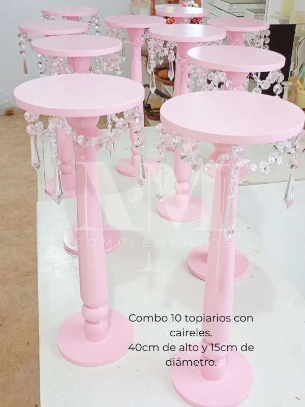 Producto - Combo topiario con caireles x 10 unidades