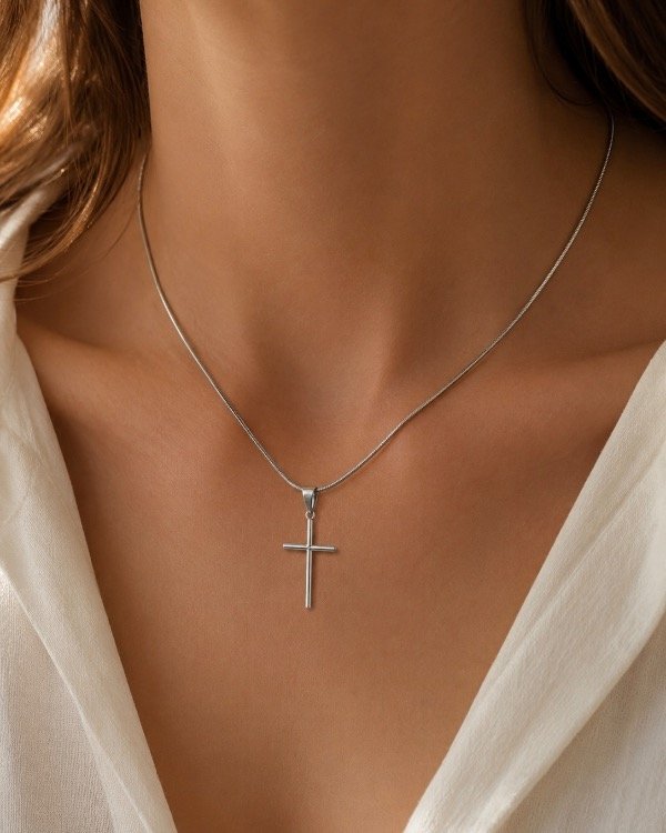 Producto - Cadena cruz fina