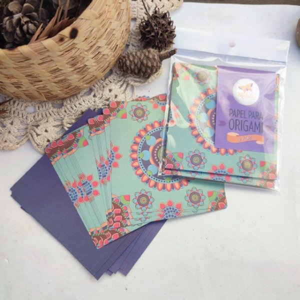 Producto - Mandala tropical bIfaz 10x10 24 papeles