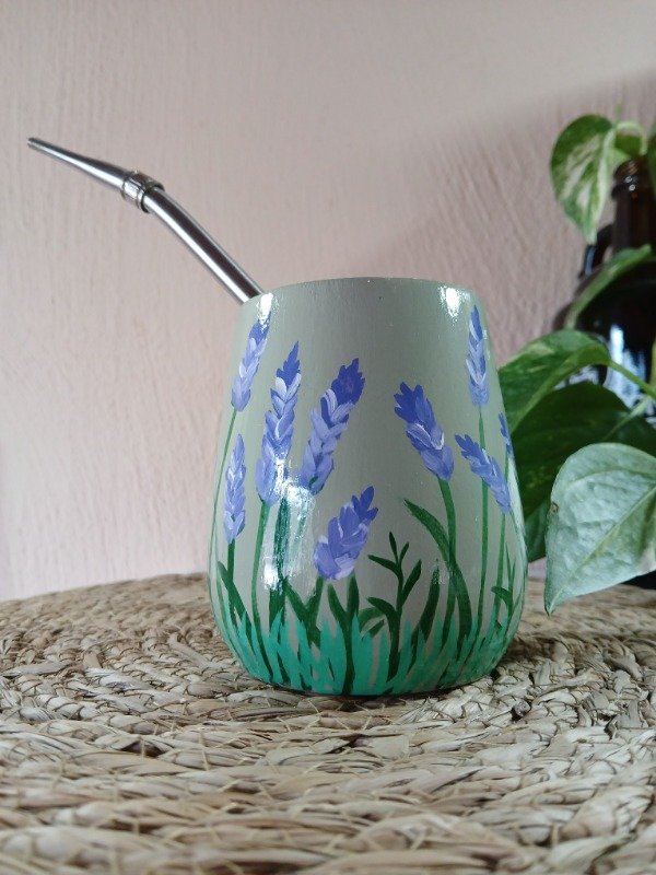 Producto - Mate perita Lavandas
