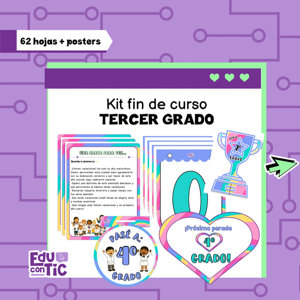 Producto - PACK FIN DE AÑO - TERCER GRADO