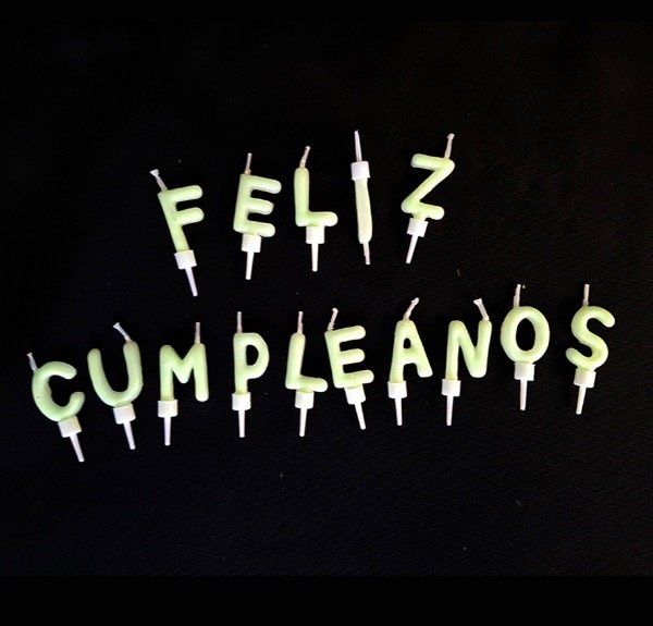 Producto - VELAS FELIZ CUMPLEAÑOS FLUORESCENTES