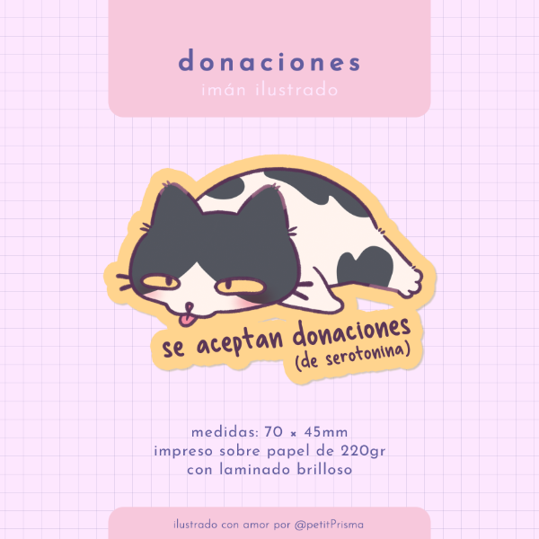 Producto - Imán "Donaciones"