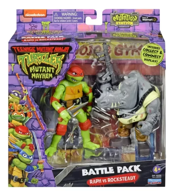 Producto - Teenage Mutant Ninja Turtles Caos Mutante Raphael vs Rocksteady