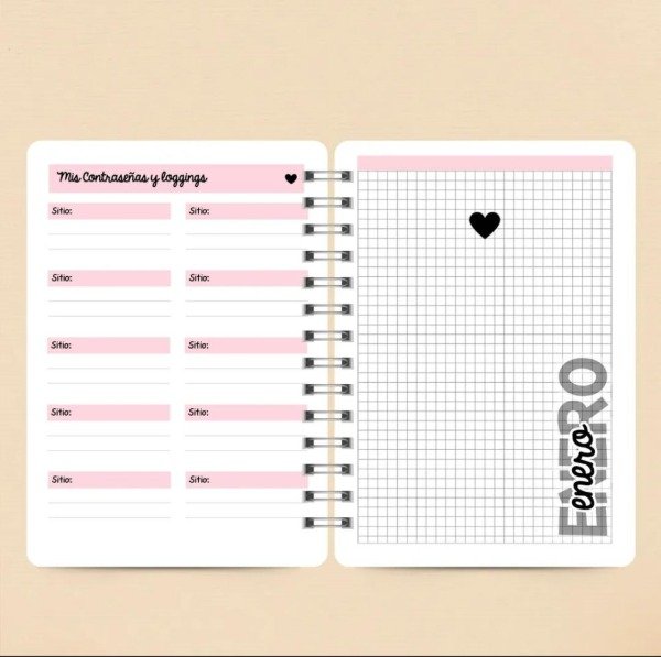 Producto - AGENDA DIARIA SWEET - 2