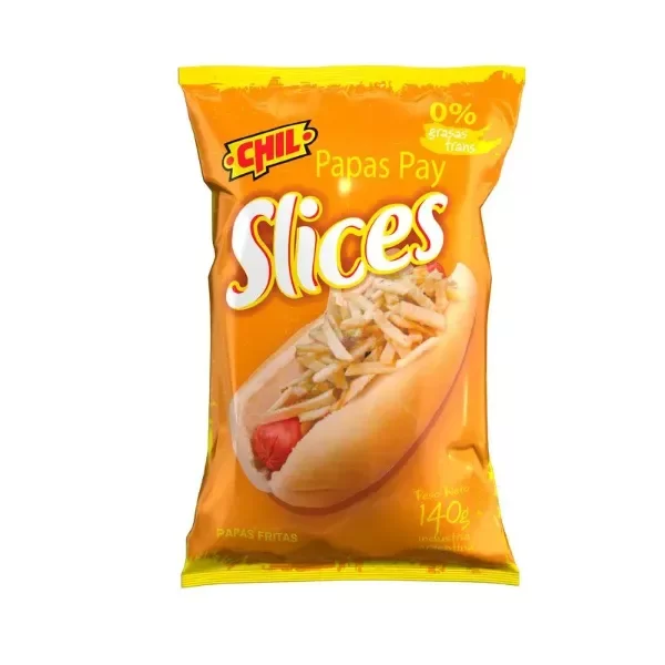 Producto - SLICES PAPAS PAY  140 GRS