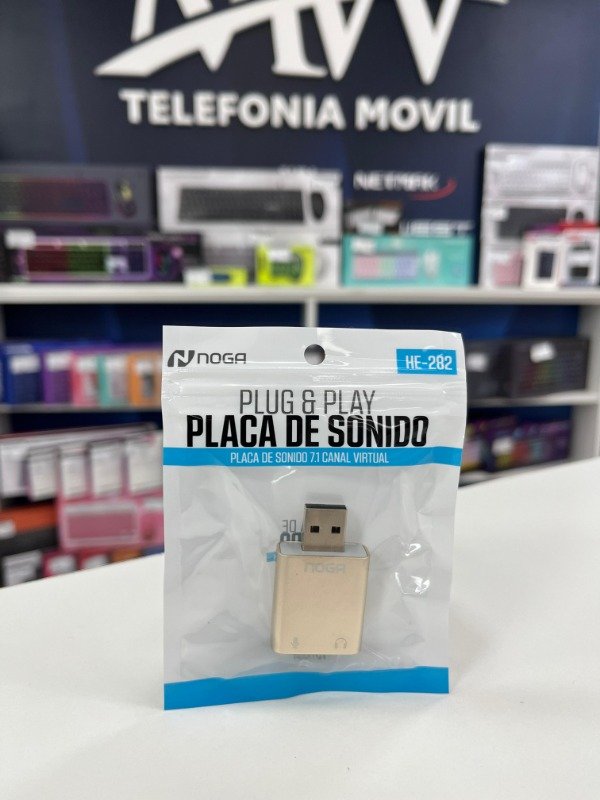Producto - Adaptador USB Audio HD 7.1 Noga HE-282