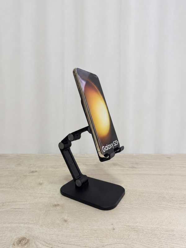 Producto - SOPORTE DE CELULAR O TABLET PARA ESCRITORIO - REGULABLE PLEGABLE EN ALTURA