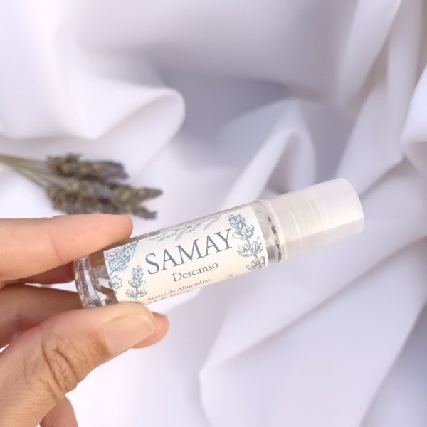Producto - SAMAY Perfume Roll on con Aromaterapia y Gemoterapia