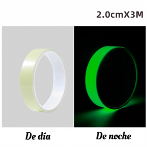 Producto - Cinta adhesivas fluorescente. Decoración/advertencia