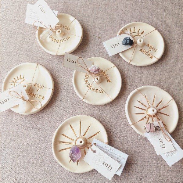 Producto - Porta sahumerio+ cristal