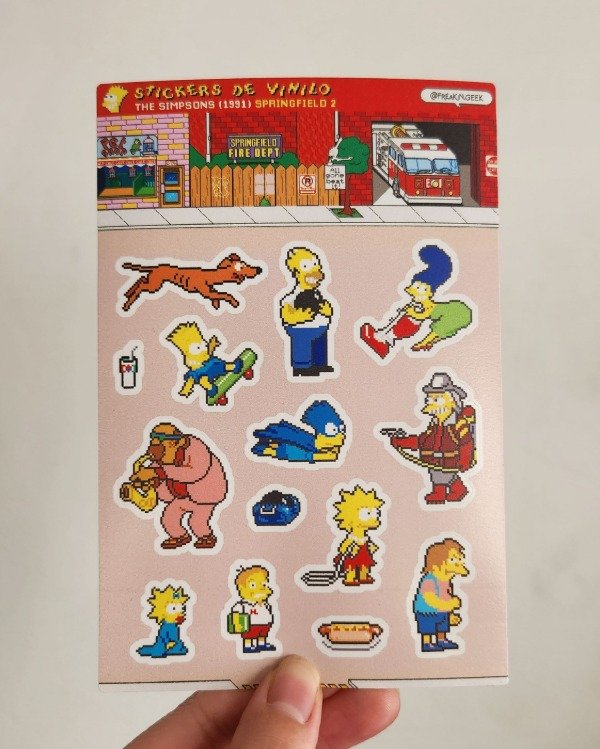Producto - Plancha de Stickers "Simpson 2" - 0