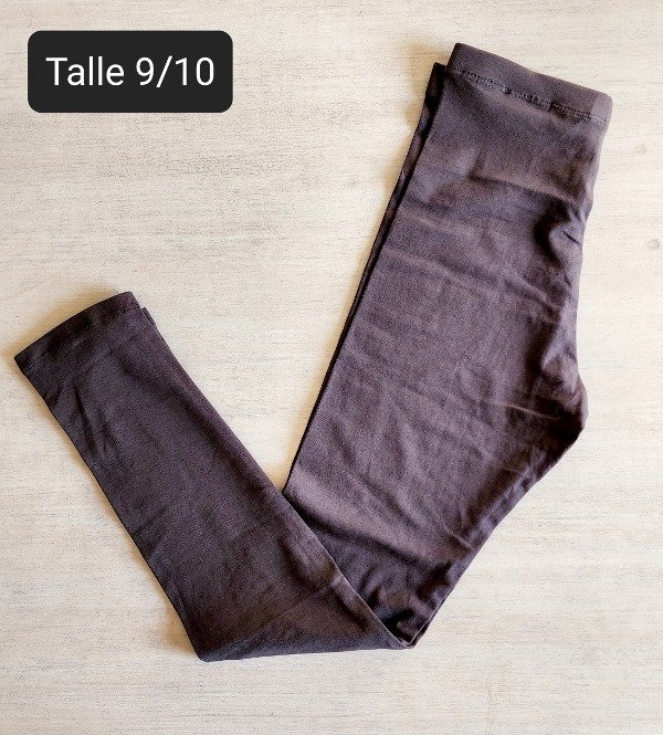 Calza algodón HyM talle 9/10 negra