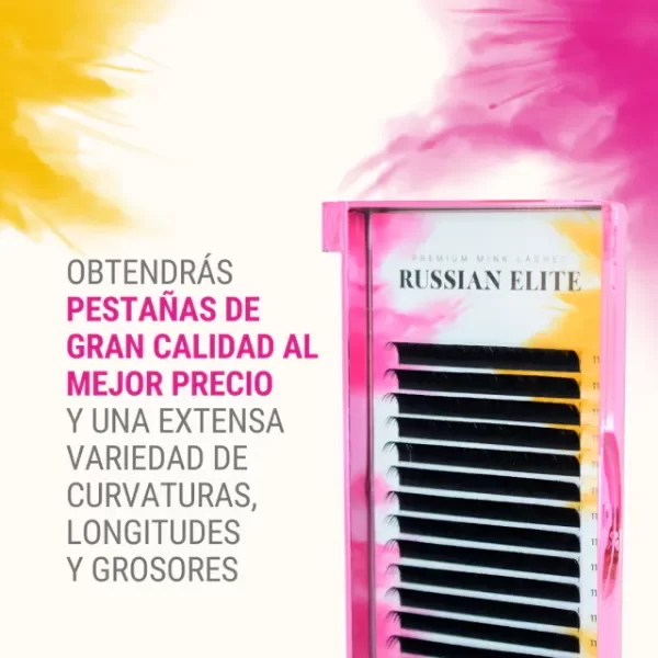 Producto - PESTAÑAS RUSSIAN ELITE 0.20D 12MM