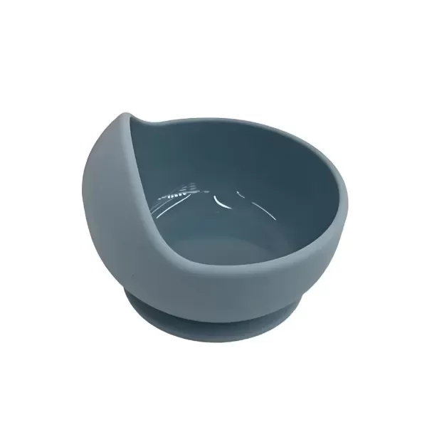 Producto - Bowl silicona con sopapa - celeste!