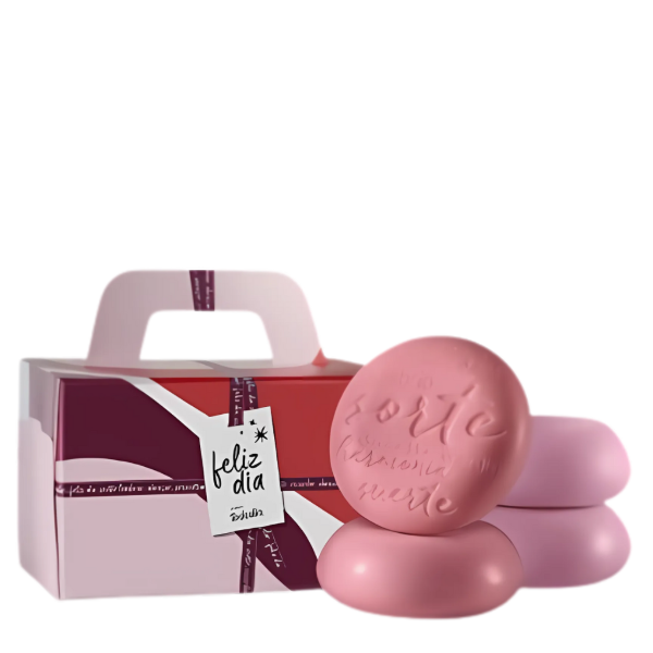 Producto - Caja de Jabones en Barra Surtidos "feliz día" 4u x90g  c/u - Natura Tododia