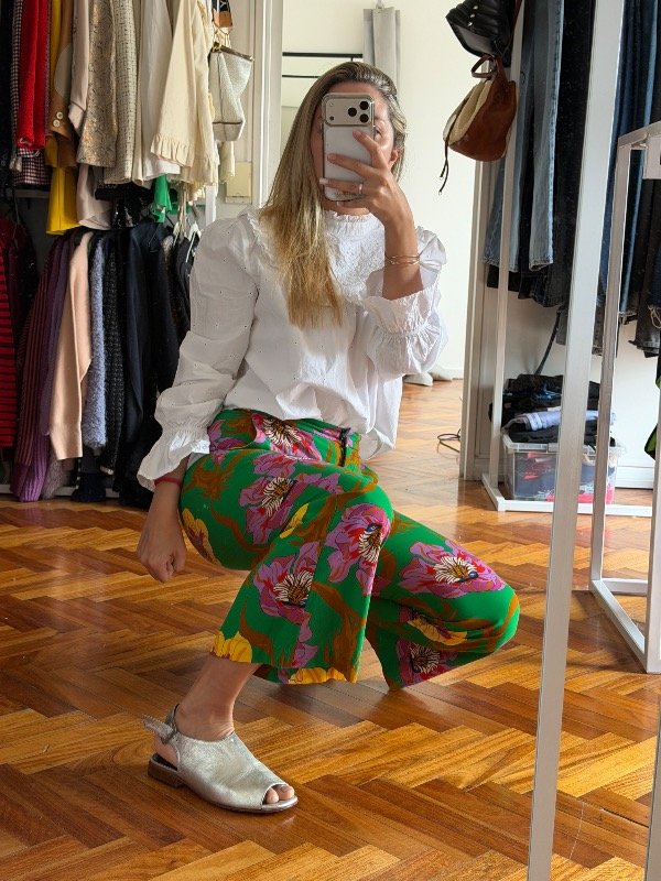 Producto - Pantalon verde Jazmin Chebar - 3