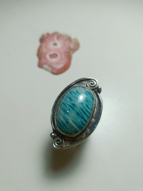 Producto - Anillo de Amazonita regulable