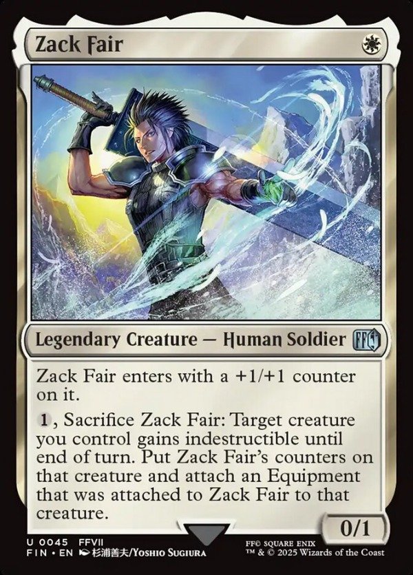 Producto - Zack Fair #45  Final Fantasy