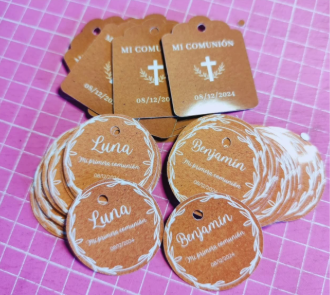 Producto - Tarjetas Personalizadas para Comunión/Bautismo - 5