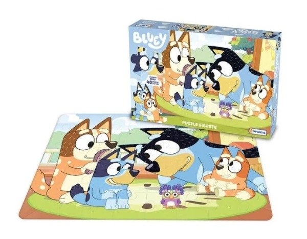 Producto - Puzzle Gigante Bluey 40 Piezas