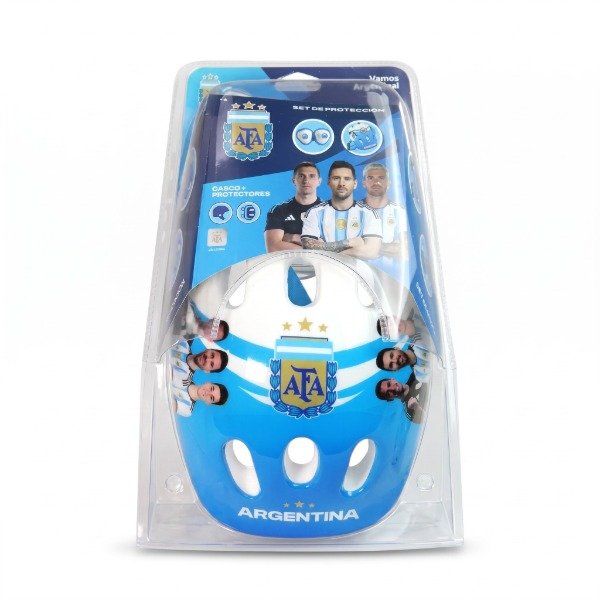 Producto - Casco Licencia Afa Oficial + Protecciones En Blister(39Cmx20X15) - 0
