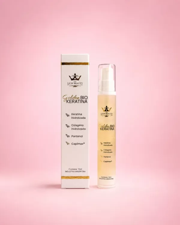 Producto - GOLDEN BIO KERATIN 15ML - THE LION BEAUTY