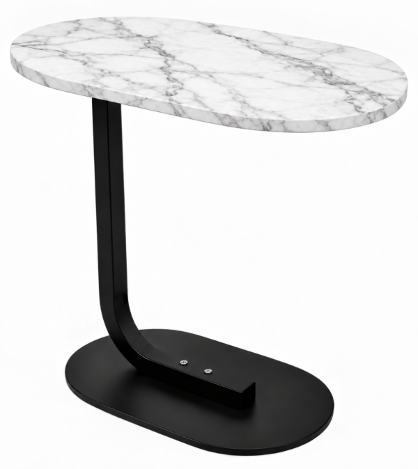 Producto - MESA DE ARRIME SIMIL MARMOL PARA ARMAR EN CAJA 39X28X56 CM - 3
