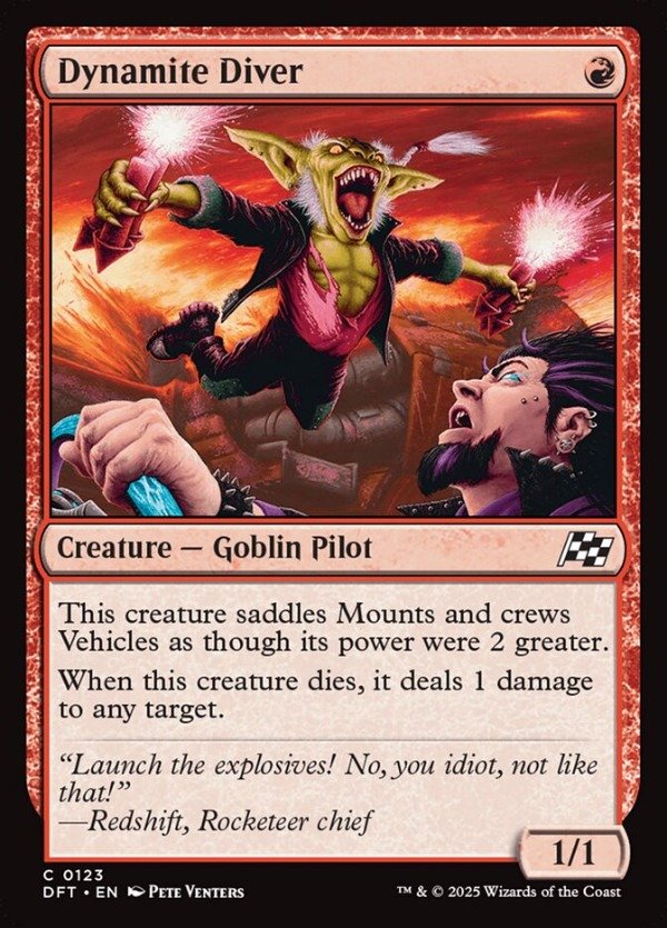 Producto - Dynamite Diver #123  Aetherdrift