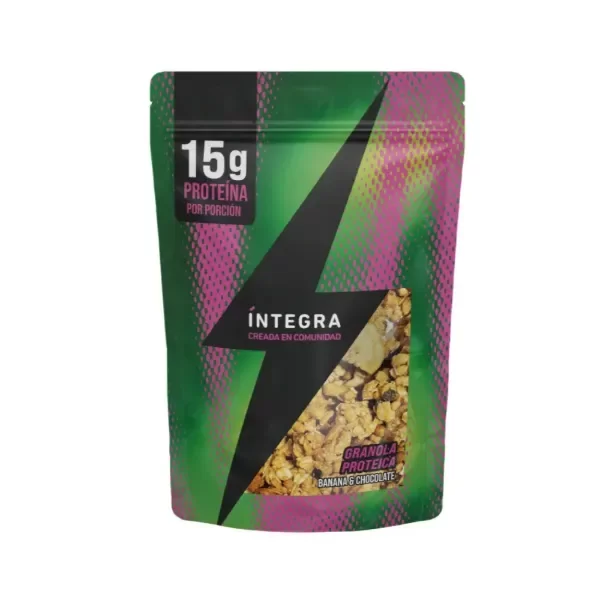 Producto - Granola proteica banana y chocolate 250g INTEGRA