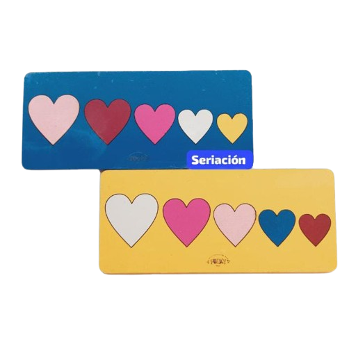Producto - Seriación corazones