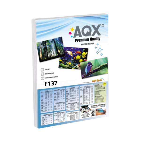 Producto - Papel fotográfico Bifaz brillante 150g AQX